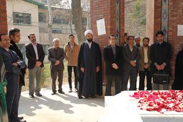 مراسم سالگرد تدفین شهدای گمنام دانشگاه 